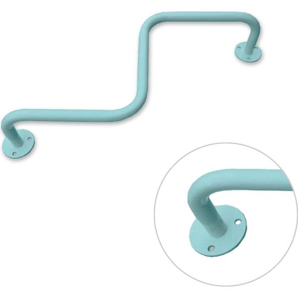 Barra Per Trazioni Da Soffitto Curva Turchese, Stabile 100 Kg-image