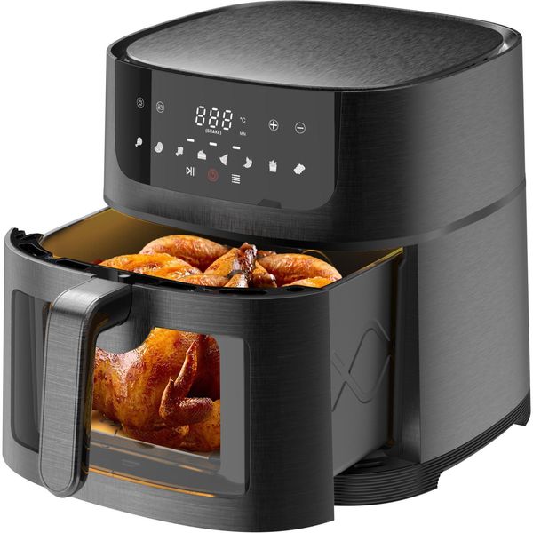 Friggitrice Ad Aria Calda 9L Friggitrice Ad Aria Calda Xxl Con Display A Led, Friggitrice Con 8 Programmi-image