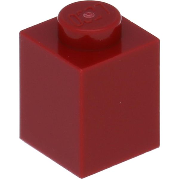 Lego® 1 Pezzo 3005 Mattone Mattone 1X1 Parte Mattoni Base 1 Rosso Scuro-image