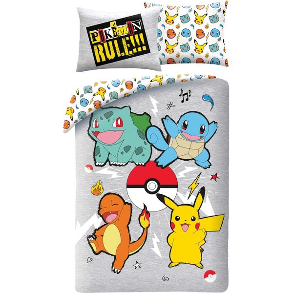 Biancheria Da Letto PokéMon Ver. 5 140 X 200 Cm / 70 X 90 Cm-image