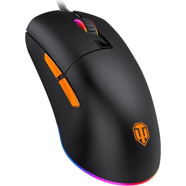 Yenkee Wired Gaming Mouse Indruder WT200 Sensor Pixart 3327 Ultralight - Limited Edition World Of Tanks-image