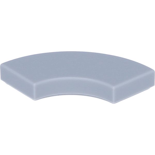 Lego® 2X2 Piastrelle Angolo Rotondo 27925 - 100 Pezzi Grigio Chiaro Bluastro-image