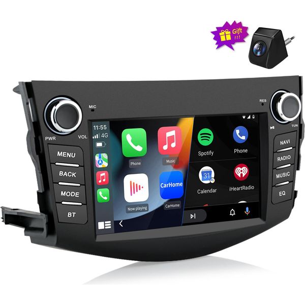 Autoradio Android 15 Da 7" 2+64G Per Toyota RAV4 2006-2012 Gps Navi Bt Wifi Dab+ Swc Usb Rds Fm"-image