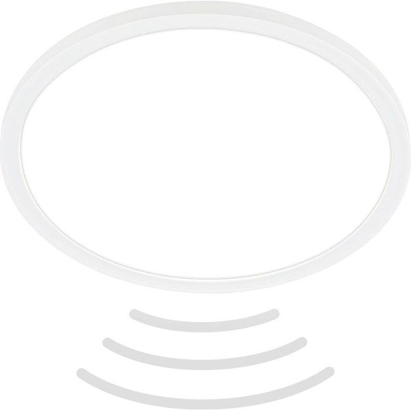 Briloner Move Led Soffitto IP44, Retroilluminazione, Rilevatore Di Movimento, Bianco-image