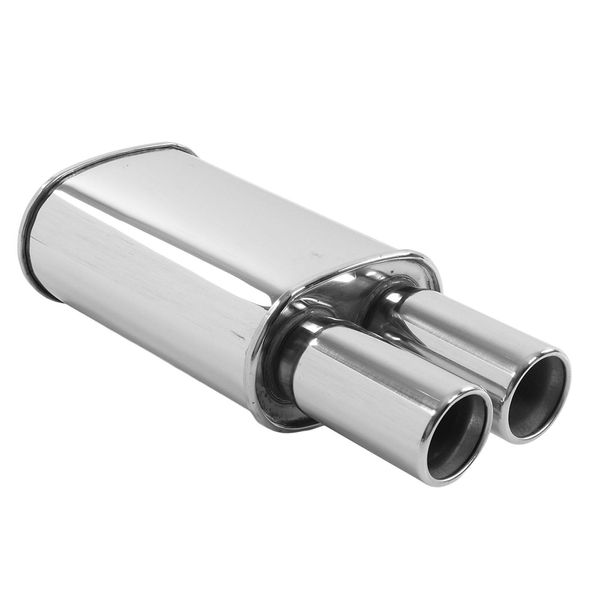 Tubo Di Scarico Dell'automobile, Punta Del Silenziatore Di Scarico Dell'automobile, Tubo Del Silenziatore Di Scarico Di Uscita Doppio, Punta Doppia Del Silenziatore, Punta Doppia Del Silenziatore, Tubo Del Silenziatore Di Scarico Dell'automobile-image