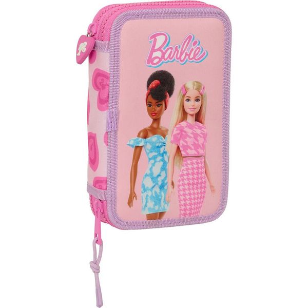 Astuccio Doppio Barbie Love Pink 12,5 X 19,5 X 4 Cm 28 Pezzi-image