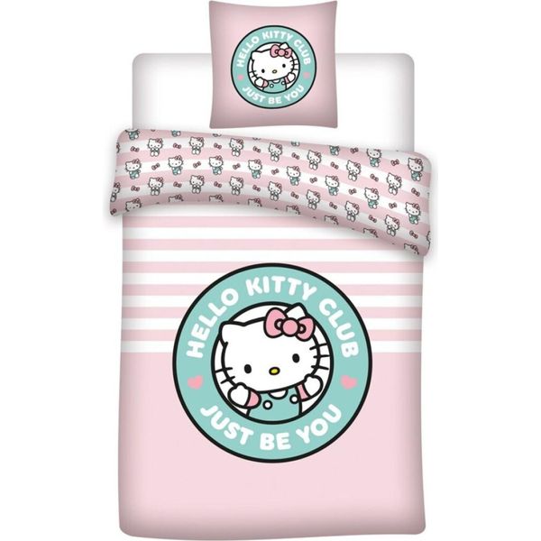 Hello Kitty Bettbezug Just Be You 140 X 200 Cm - 65 X 65 Cm - Polybaumwolle-image