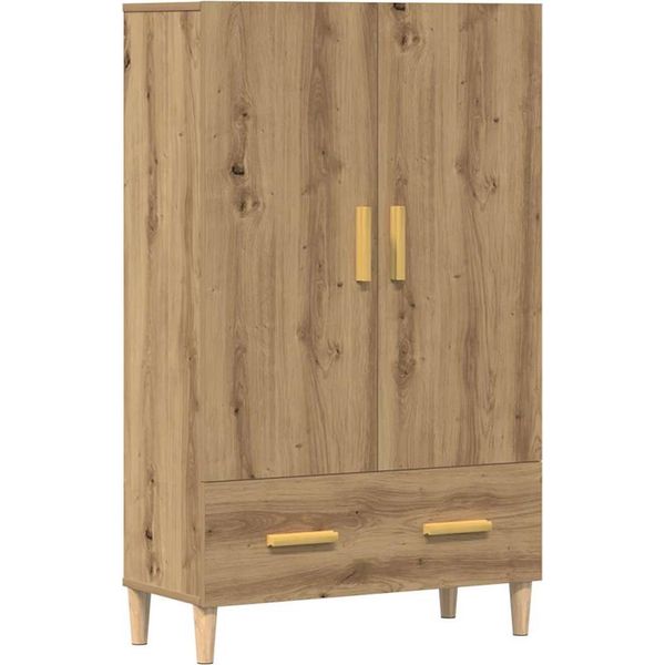 Vidaxl Credenza Artisan-Oak 70X31X115 Cm Materiale A Base Di Legno-image