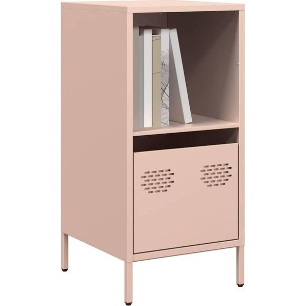 Maison Exclusive - Credenza Rosa 35X39X73,5 Cm Acciaio Laminato A Freddo-image