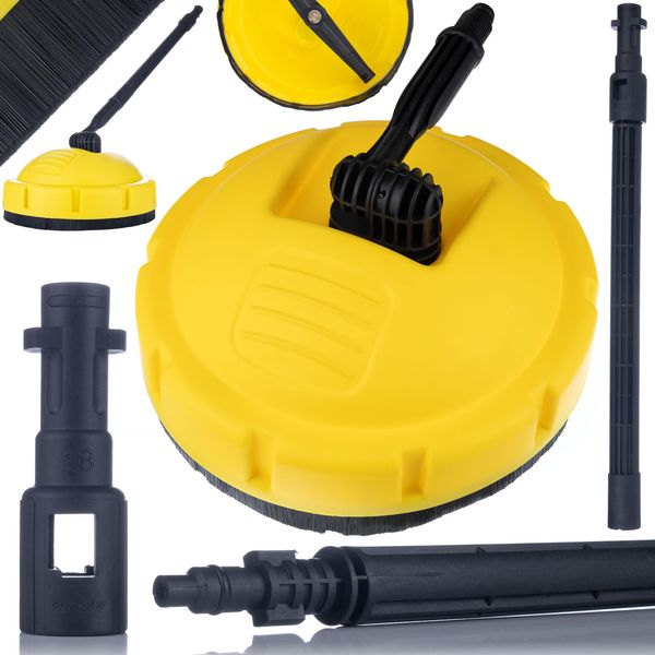 Rosfix Spazzola Di Pulizia T-Racer – Compatibile Con Idropulitrici KäRcher K2 – K7, Black & Decker, Lavor, Vax E Bosch Aqt-image