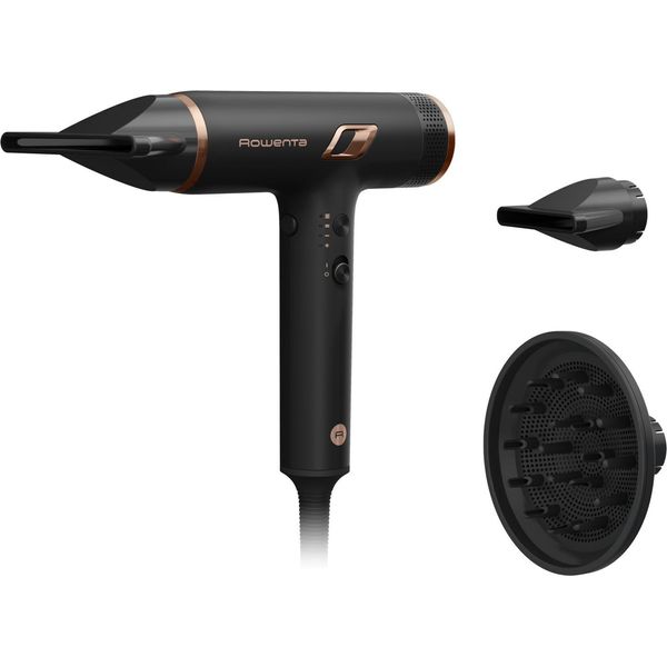 Rowenta Nano Asciugacapelli Brushless Compatto Ad Alta Velocità Boost Di Ioni Antistatici E Sensore Di Temperatura Per Capelli Setosi E Luminosi 3 Impostazioni Di Velocità Temperatura HY8310-image