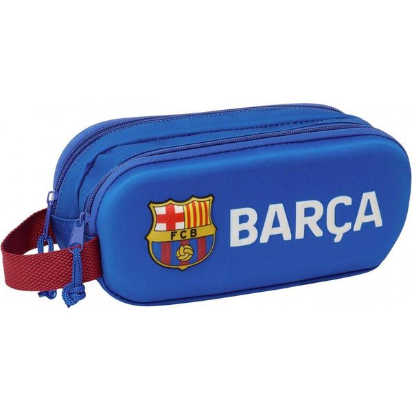 Astuccio Doppio Barcelona Fc 3D Blu-image