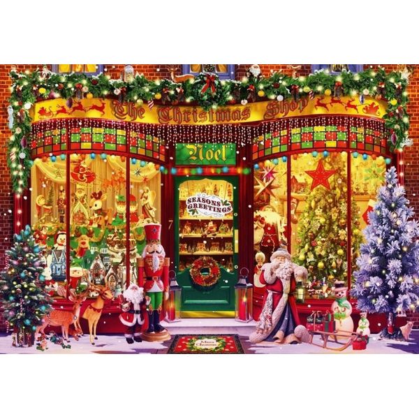 Bluebird Puzzle Festive Shop - Giocattolo Colorato Da 1000 Pezzi-image