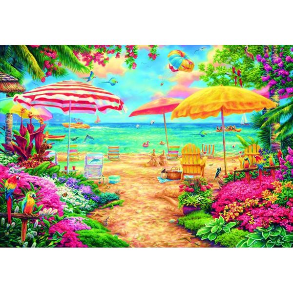 Puzzle Bluebird Un Giorno Perfetto In Spiaggia - 1000 Pezzi-image