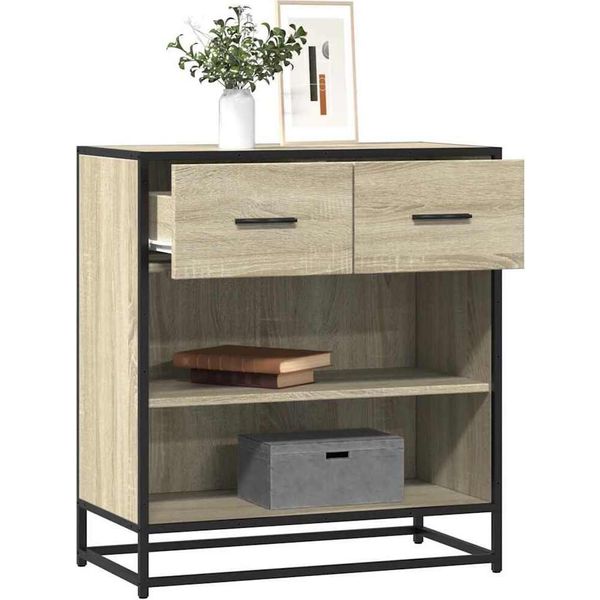 Maison Exclusive - Credenza Sonoma In Rovere 68X35X76 Cm Materiale Ligneo-image
