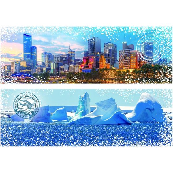 Puzzle Grafika Viaggio Intorno Al Mondo - Australia E Antartide - 1000 Pezzi-image