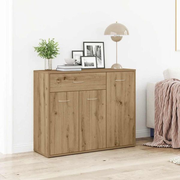 Maison Exclusive - Credenza Artisan In Rovere 88X30X70 Cm Materiale Ligneo-image