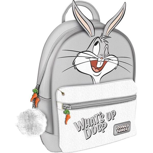 Looney Tunes - Zaino "Whats Up Doc"" PM11128 (Taglia Unica) (Grigio/Bianco)"-image