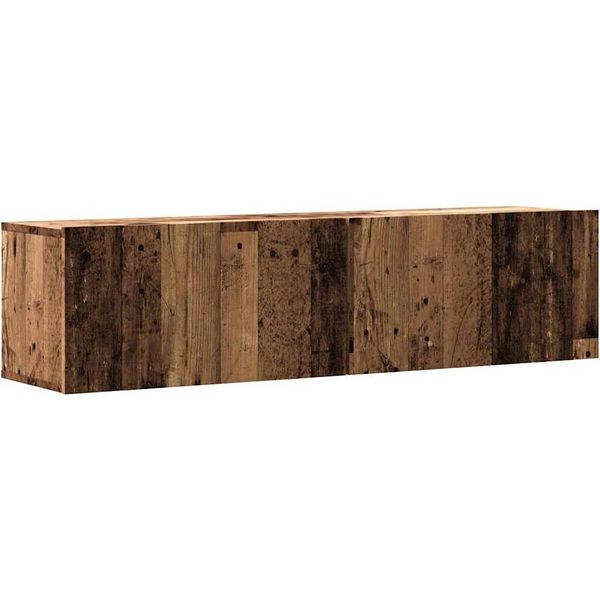 Vidaxl Mobile Tv A Parete In Legno Vecchio 120X30X30 Cm Materiale A Base Di Legno-image
