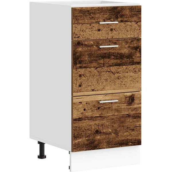Vidaxl Mobiletto Base Lyon In Legno Di Recupero 40X46X81,5 Cm Materiale A Base Di Legno-image