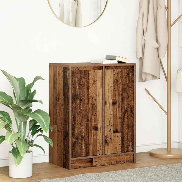 Maison Exclusive - Credenza Effetto Legno Antico 57X34X76 Cm Materiale Ligneo-image