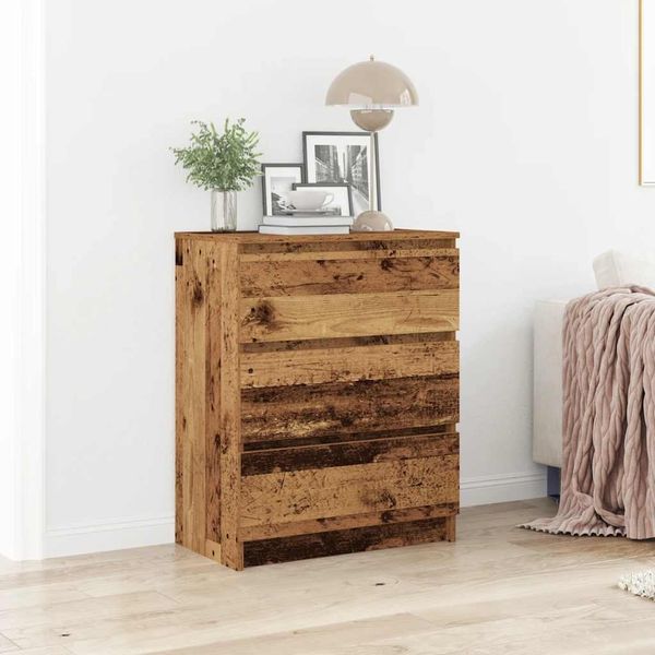 Maison Exclusive - Credenza Effetto Legno Antico 60X35X76 Cm Materiale Ligneo-image