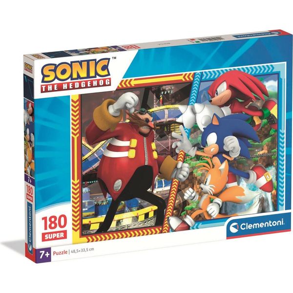 Clementoni - Puzzle Sonic The Hedgehog 180 ElementóW - Oficjalny Produkt-image