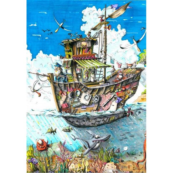 Puzzle Grafika In Alto Mare - 1000 Pezzi Di Divertimento-image