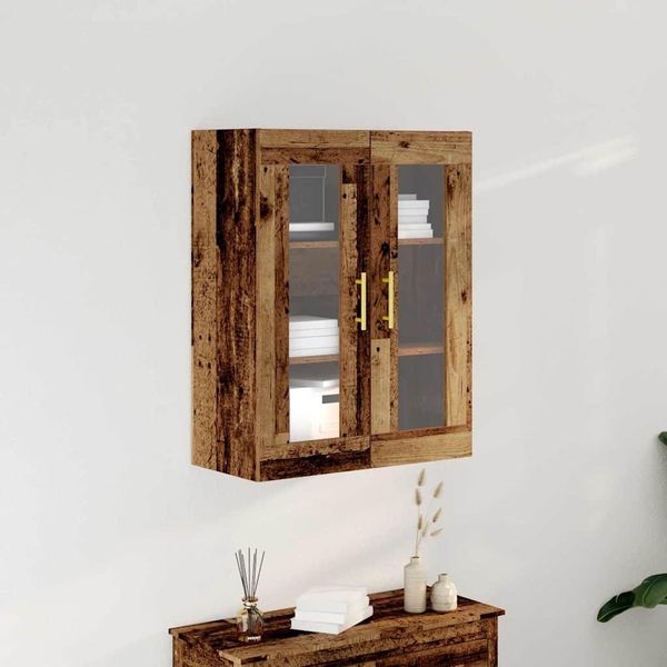 Vidaxl Armadio A Muro In Legno Di Recupero 69,5 X 34 X 90 Cm Materiale A Base Di Legno-image