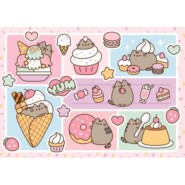 Trefl Puzzle Sweet Pusheen - Gioco Educativo In Cartone Da 1000 Pezzi-image