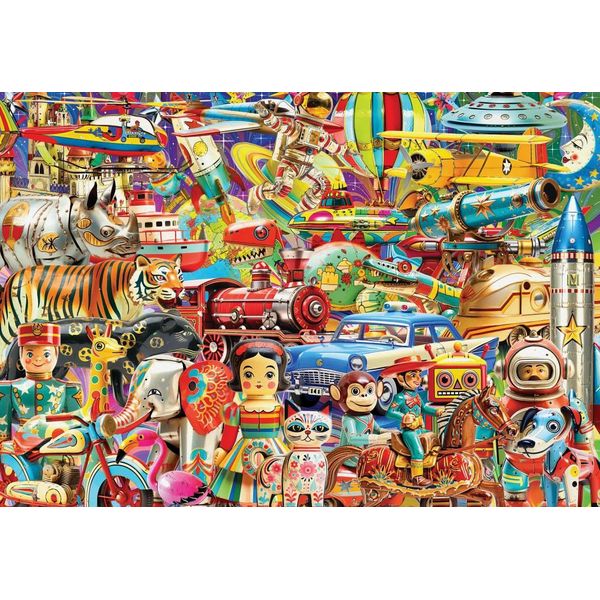 Grafika Puzzle Retro Toys - 1000 Pezzi Puzzle Giocattolo-image