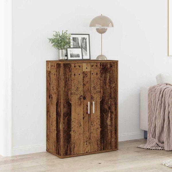 Maison Exclusive - Credenza In Legno Antico 60 X 31 X 84 Cm Materiale Ligneo-image