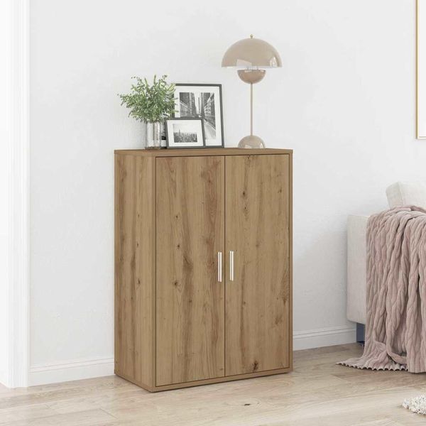 Maison Exclusive - Credenza In Rovere Artigianale 60 X 31 X 84 Cm Materiale Legnoso-image