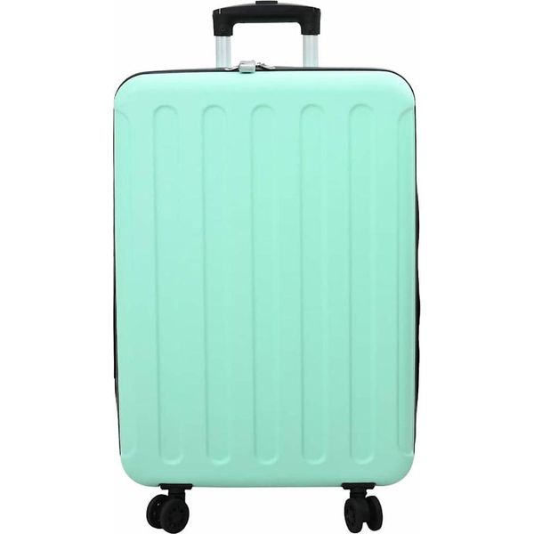 Vidaxl Valigia Con Serratura Verde Menta 43 X 27 X 66 Cm Plastica Abs-image