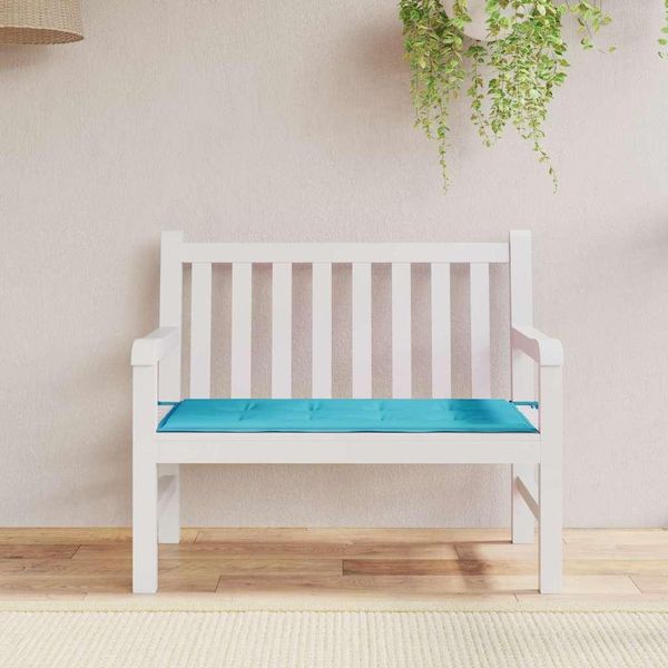 Pratici Cuscini Per Panca Da Giardino Turchese 100 X 50 X 4 Cm Tessuto Oxford - Cuscini Per Mobili Da Giardino ,Mobili Di Design 5152246 1Pacco-image