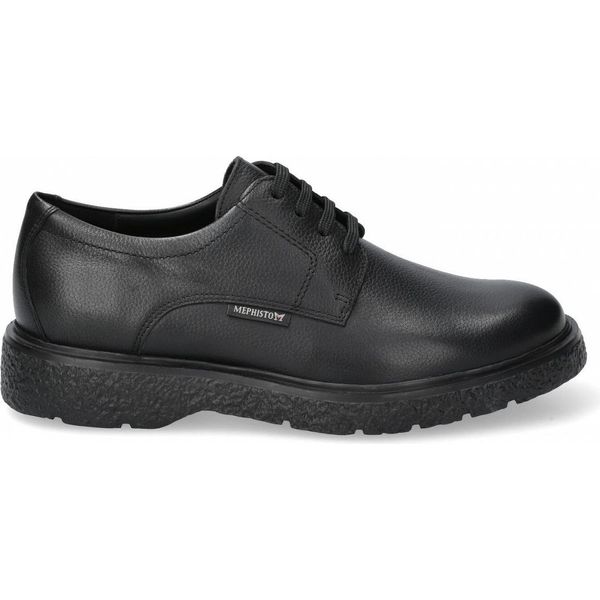 Mephisto Eddy Nevada 1500 Scarpa Stringata Da Uomo In Nero, Numero 9-image