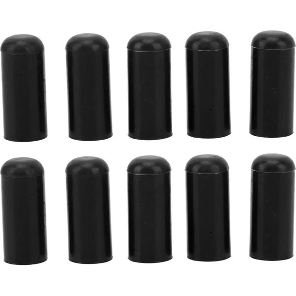 10 Pezzi Tubo Di Aspirazione Universale 4 Mm Silicone Termoresistente Tappo Vivo Per Tubazioni Bov Nero-image