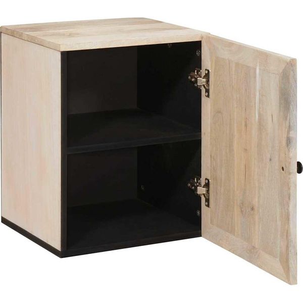 Vidaxl Mobile Da Bagno Con Porta Bianco 38 X 33 X 48 Cm Materiale A Base Di Legno-image