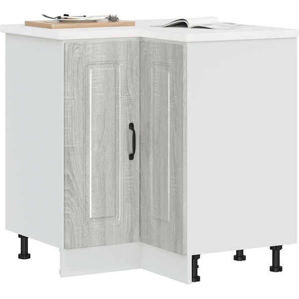 Syfax™ Mobile Base Ad Angolo Cucina Kalmar Grigio Sonoma In Truciolato-image