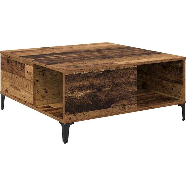 Syfax™ Tavolino Da Salotto Legno Vecchio 80 X 80 X 36,5 Cm-image