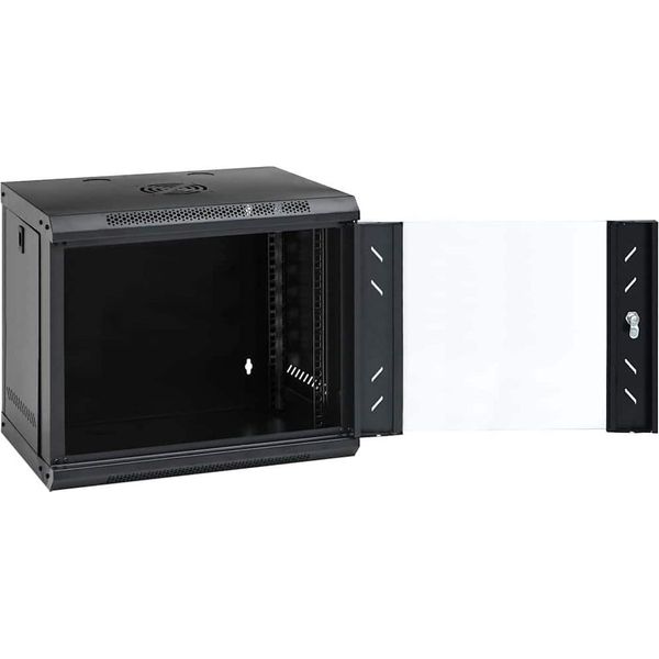 Vidaxl Armadio Di Rete Con Contenitore Nero 53 X 45 X 45 Cm In Acciaio-image