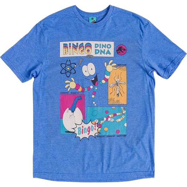 Jurassic Park - Maglietta Unisex Da Uomo/Donna TT280 (Xl) (Blu)-image