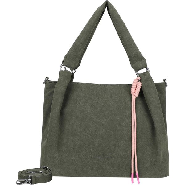 Fritzi Aus PreußEn Borsa A Tracolla Borsa A Tracolla Sue03 Suede Jacky Shoulder Bag Soft Dark Olive Oliva-image