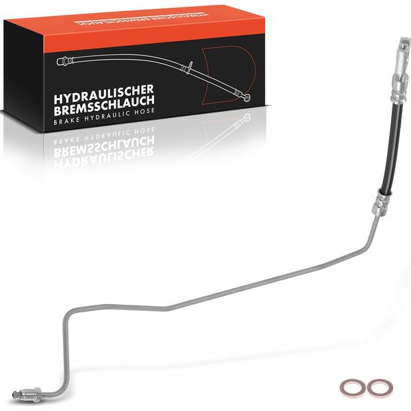 Frankberg 1X Tubo Freno Tubi Freno Asse Posteriore Destro Per Vw Passat 3B Audi A6 4B C5 Skoda-image