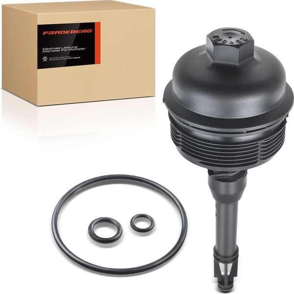Frankberg 1X Coperchio Alloggiamento Filtro Olio Per Mercedes-Benz W176 W177 W246 W247 W205-image