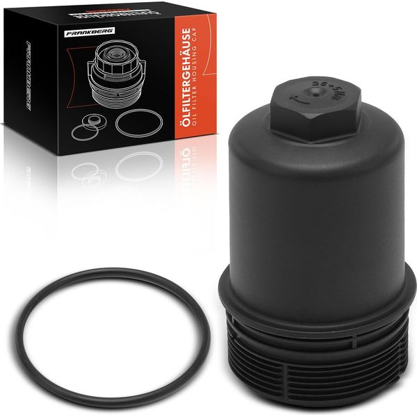 Frankberg 1X Coperchio Alloggiamento Filtro Olio Per Land Rover Range Rover L322 L405 L494 4.4L-image