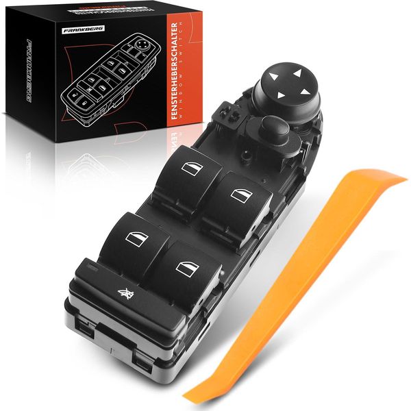 Frankberg 1X Interruttore Alzacristalli Elettrici Lato Guida Per Bmw Serie 5 E60 Serie 5 Touring E61 2007-2010-image