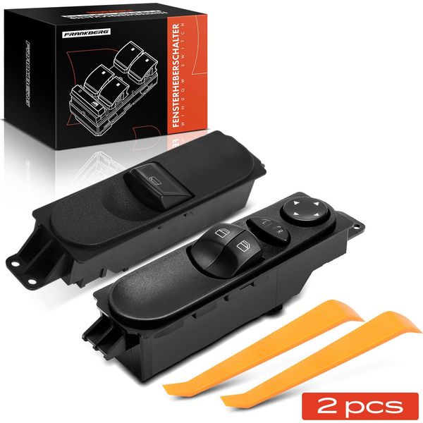 Frankberg 2X Interruttore Alzacristalli Elettrici Anteriore Destro Sinistro Per Mercedes-Benz Sprinter B906-image