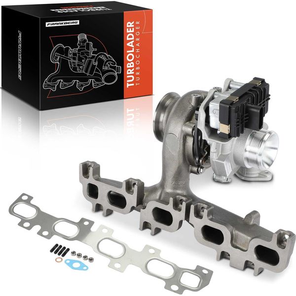 Frankberg 1X Turbocompressore Collettore Di Scarico Per Alfa Romeo Giulietta Fiat 500L 500X Doblo Cargo Jeep Opel-image