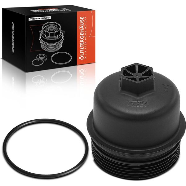Frankberg 1X Coperchio Alloggiamento Filtro Olio Per Land Rover Defender L316 2.4L 2007-2016-image